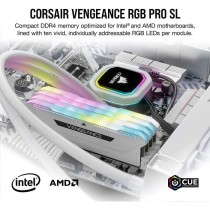 Mémoire RAM - CORSAIR - Vengeance RGB Pro SL DDR4 - 32GB 2x16GB DIMM