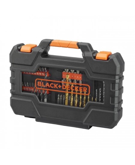 Coffret Vissage Perçage BLACK+DECKER A7231-XJ - 76 Accessoires Forets, Douilles, Embouts