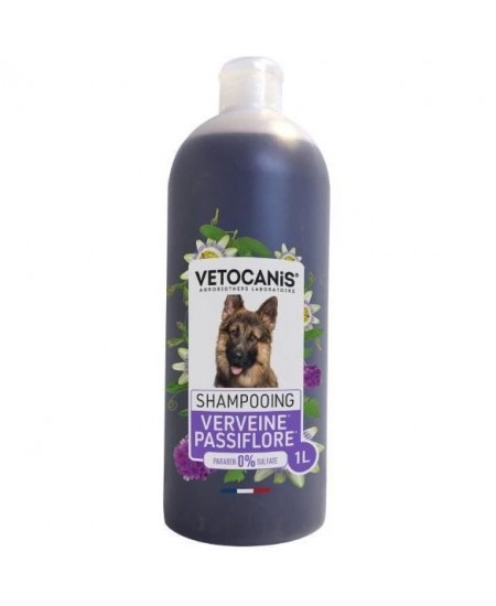 Shampoing - VETOCANIS - BIO000652 - Doux - Verveine Passiflore - Chien - 1L