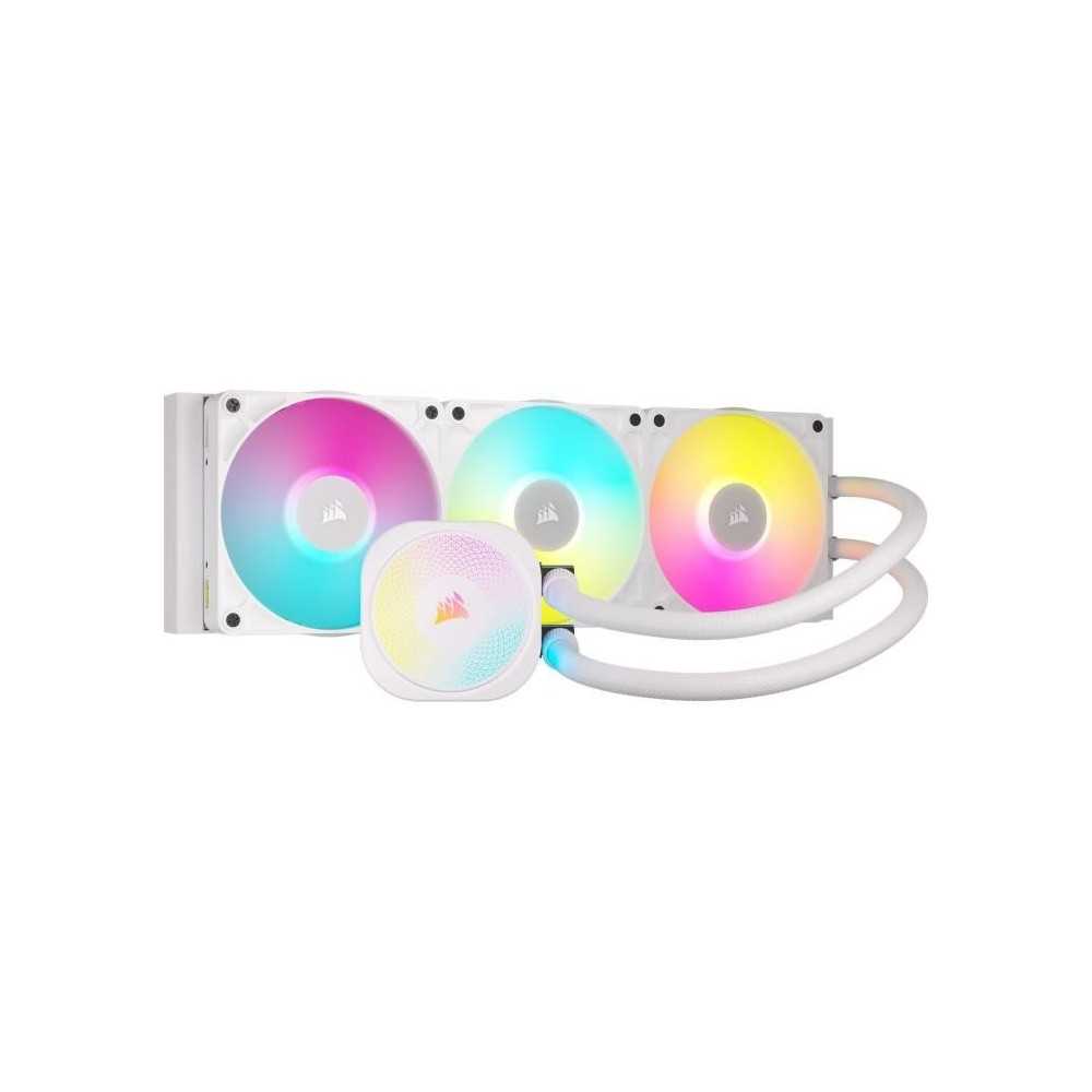 Watercooling - CORSAIR - iCUE LINK TITAN 360 RX - RGB - Blanc