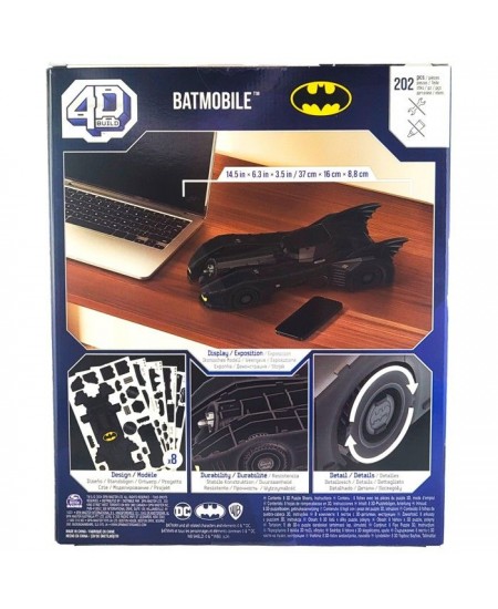 Puzzle 4D Build Batman Batmobile Modele 3D de voiture a assembler