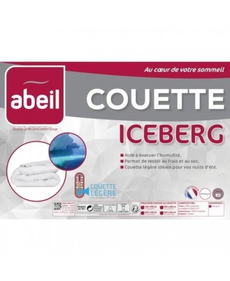 ABEIL Couette légere ICEBERG 200x200cm