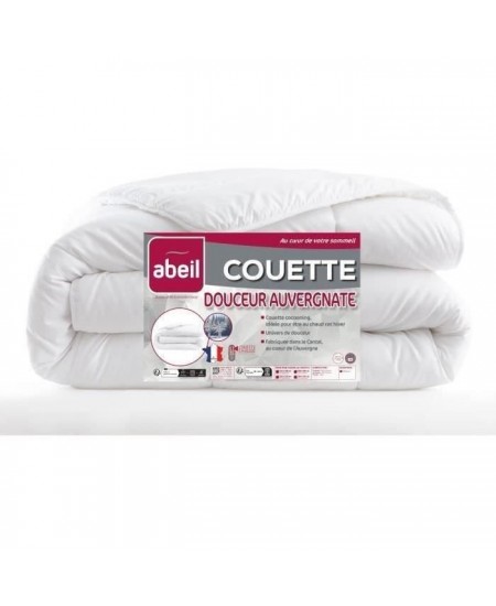 Couette chaude 400gr/m² Douceur Auvergnate - 200 x 200 cm - 2 personnes - ABEIL