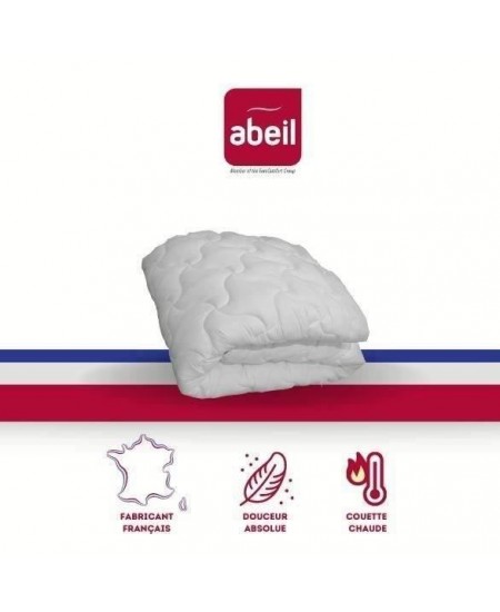 ABEIL Couette chaude Douceur Absolue 240x260 cm blanc