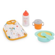 Petit Coffret Repas pour Poupon 30cm - COROLLE - 5 accessoires - des 1