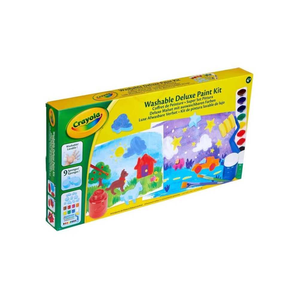 Créatif - CRAYOLA - Mon Coffret de Peinture - Peintures variées non