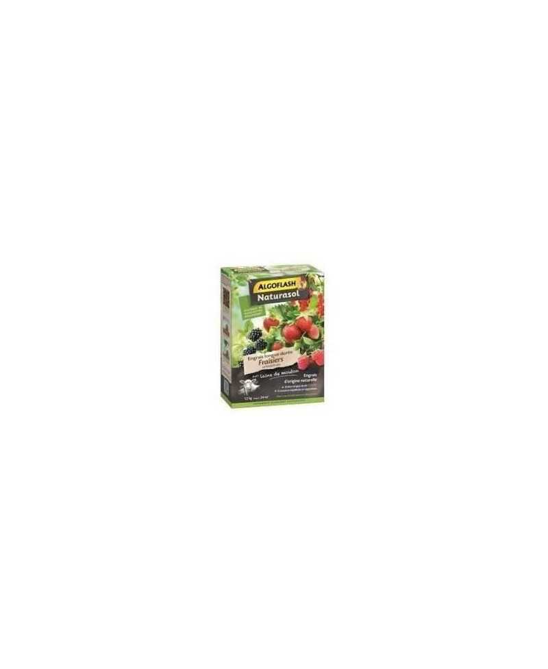 Engrais Fraisiers et Petits Fruits - ALGOFLASH NATURASOL - Longue durée - 1,2 kg