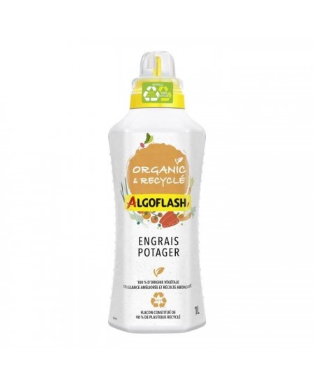 Engrais liquide potager - ALGOFLASH NATURASOL NATURASOL - Organic et Recyclé - 1L