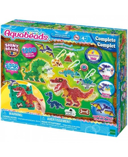 Aquabeads - La Terre des Dinosaures - Perles créatives pour enfants