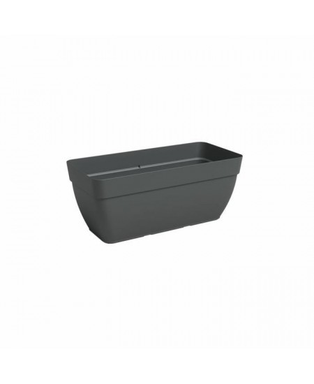 Jardiniere CAPRI CAMPANA XL - Plastique - 80 cm - Anthracite - ARTEVASI