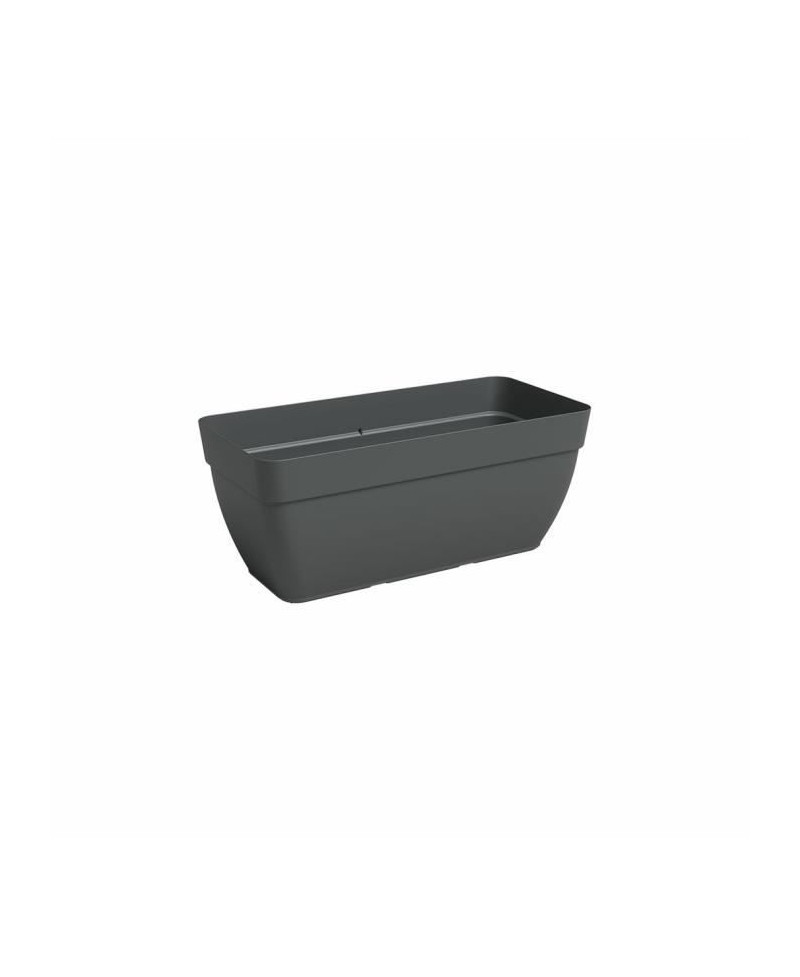 Jardiniere CAPRI CAMPANA XL - Plastique - 80 cm - Anthracite - ARTEVASI