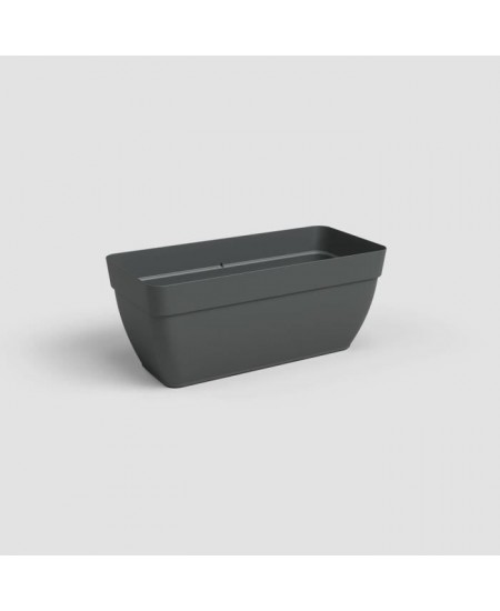 Jardiniere CAPRI CAMPANA XL - Plastique - 80 cm - Anthracite - ARTEVASI