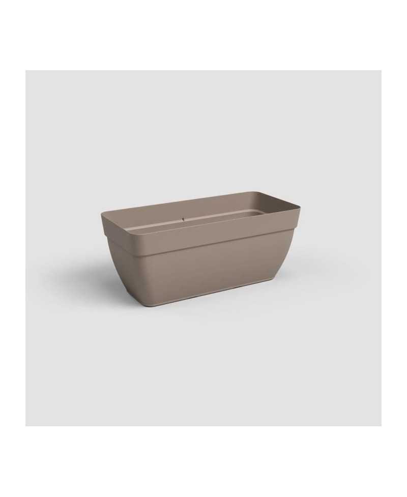 Jardiniere CAPRI CAMPANA XL - Plastique - 80 cm - Taupe - ARTEVASI