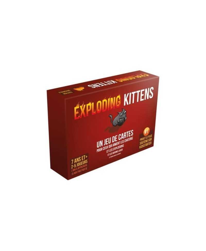 Jeu de société - ASMODEE - Exploding Kittens : Le Jeu de Base (Edition 2022) - 2 a 5 Joueurs - 15 Min