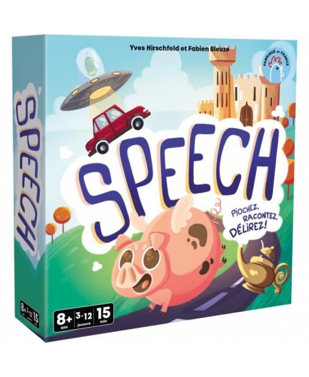 Speech - Asmodee - Invente une histoire - 4 mode de jeu - 15 minutes - Des 8ans