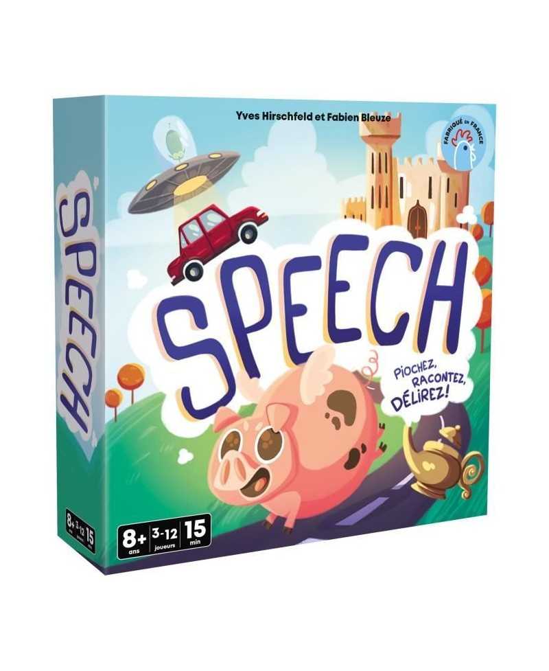 Speech - Asmodee - Invente une histoire - 4 mode de jeu - 15 minutes - Des 8ans