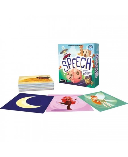 Speech - Asmodee - Invente une histoire - 4 mode de jeu - 15 minutes - Des 8ans