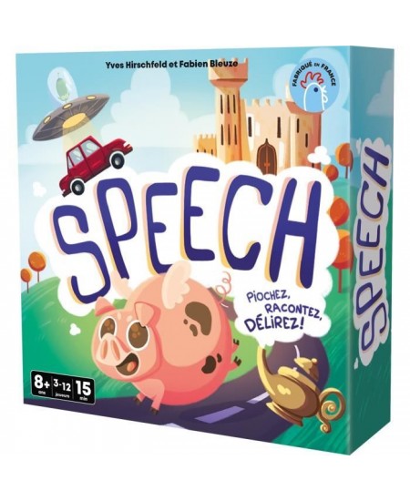 Speech - Asmodee - Invente une histoire - 4 mode de jeu - 15 minutes - Des 8ans