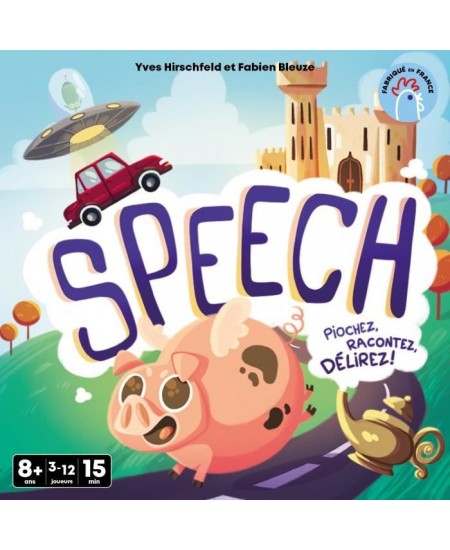 Speech - Asmodee - Invente une histoire - 4 mode de jeu - 15 minutes - Des 8ans