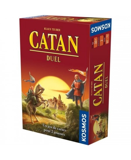 Jeu de société - ASMODEE - Catan Duel - a partir de 10 ans - 2 joueurs - 30 a 75 minutes