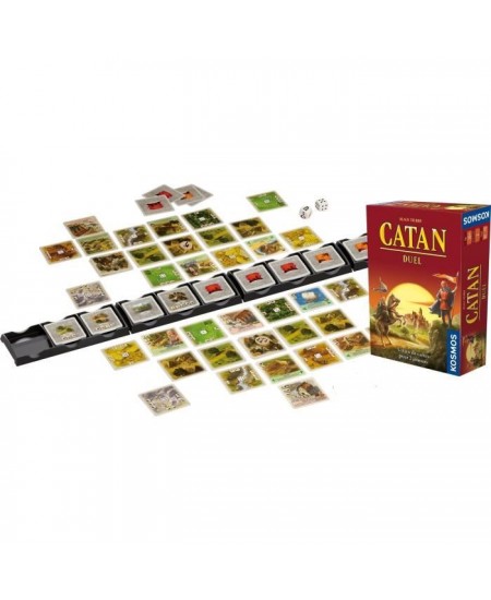 Jeu de société - ASMODEE - Catan Duel - a partir de 10 ans - 2 joueurs - 30 a 75 minutes