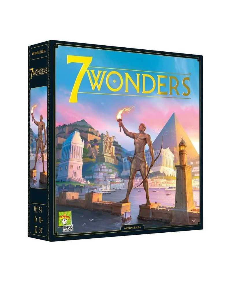 Repos Production | 7 Wonders - Nouvelle version | Unbox Now | Jeu de société | a partir de 10 ans | 3 a 7 joueurs | 30 minutes