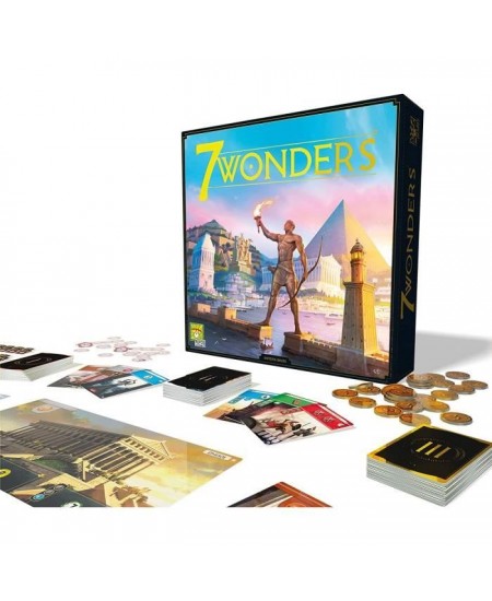 Repos Production | 7 Wonders - Nouvelle version | Unbox Now | Jeu de société | a partir de 10 ans | 3 a 7 joueurs | 30 minutes