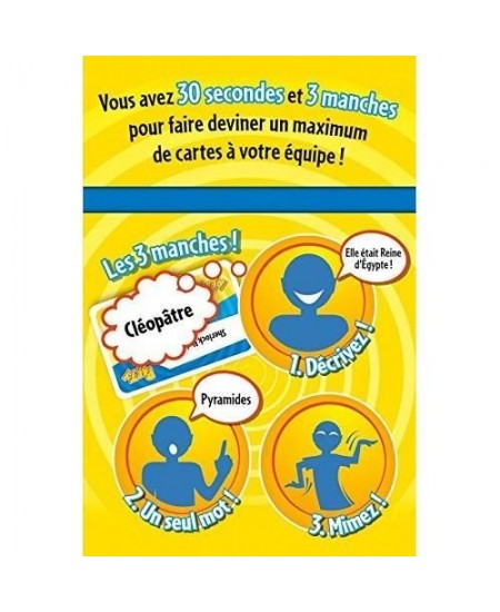 Asmodée - Repos Production - Time's Up! : Party - Version Jaune - Jeu de société - a partir de 12 ans - 4 a 12 joueurs - 40 m