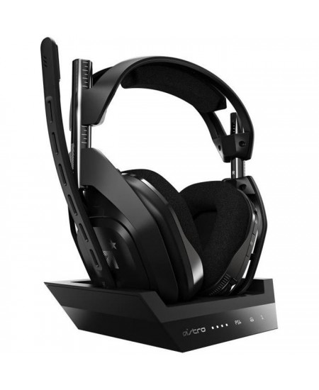 Casque Gamer - Sans fil - Logitech G - A50 - PS5, PS4, PC, MAC - Noir/Argent