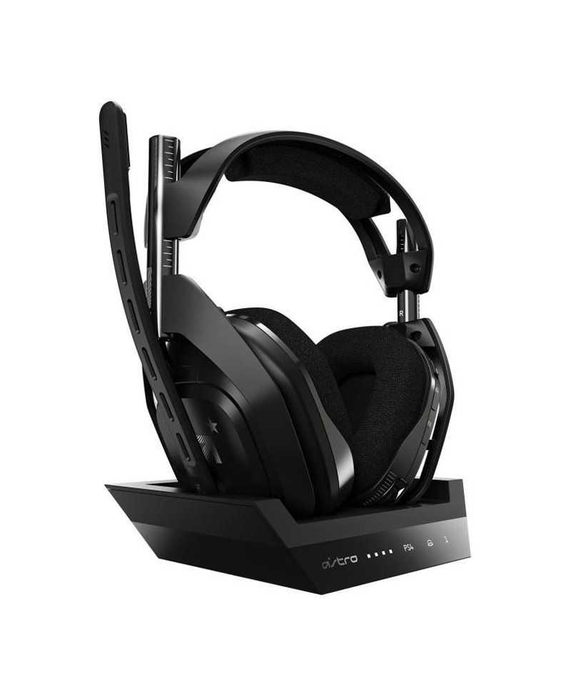 Casque Gamer - Sans fil - Logitech G - A50 - PS5, PS4, PC, MAC - Noir/Argent