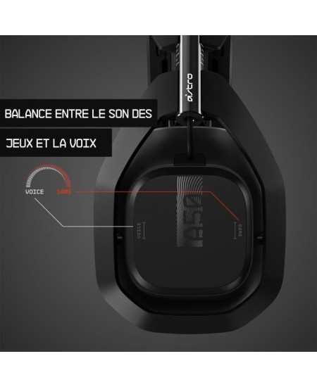 Casque Gamer - Sans fil - Logitech G - A50 - PS5, PS4, PC, MAC - Noir/Argent