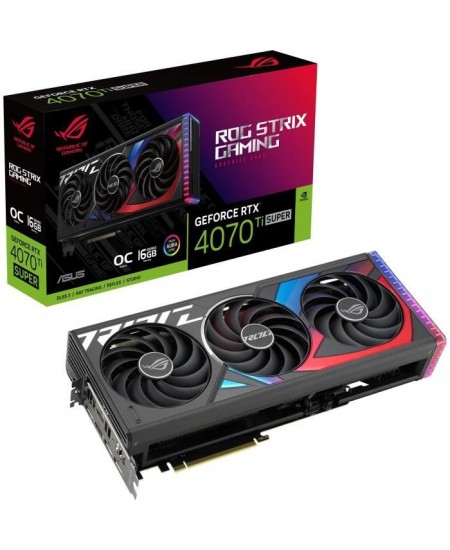 ASUS - Carte Graphique - ROG-STRIX-RTX4070 TI SUPER-O16G-GAMING