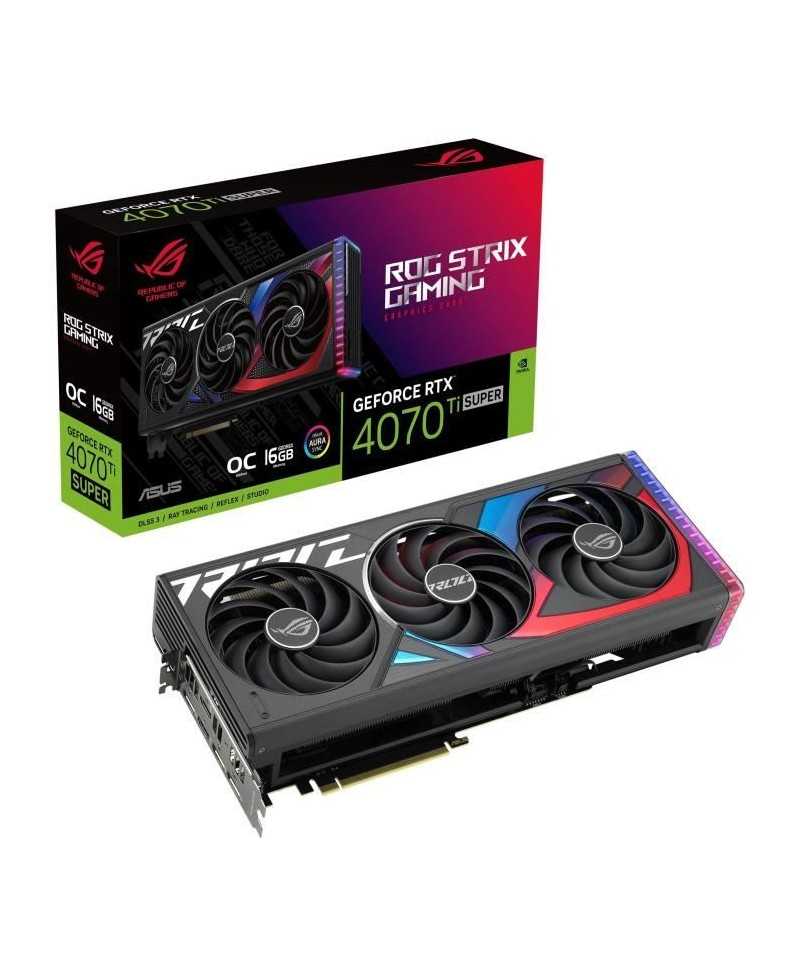 ASUS - Carte Graphique - ROG-STRIX-RTX4070 TI SUPER-O16G-GAMING