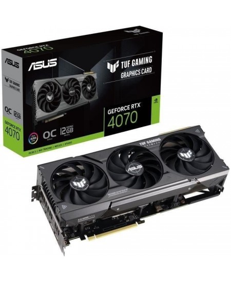 ASUS - Carte Graphique - TUF-RTX4070-O12G-GAMING