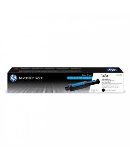 Recharge de toner noir HP 143A Neverstop authentique (W1143A) pour HP Neverstop 1000/1200 series