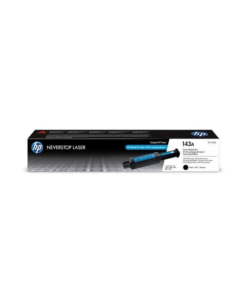 Recharge de toner noir HP 143A Neverstop authentique (W1143A) pour HP Neverstop 1000/1200 series