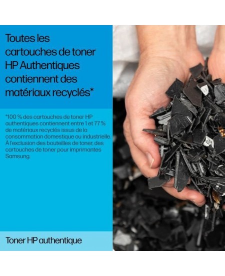 Cartouche de Toner HP 212A Jaune Authentique (W2122A) pour HP Color LaserJet Enterprise M555 / M554 / M578