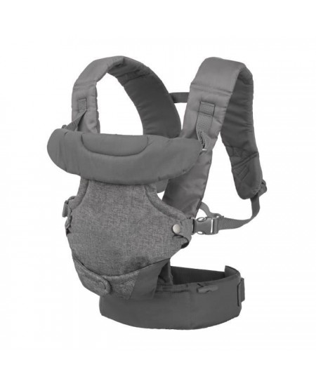 Porte bébé Flip ergonomique 4 en 1 gris - INFANTINO - Flip ergonomique 4 en 1 - Polyester - De 3,6 a 14,5 kg