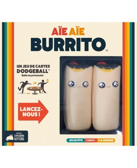 Jeu de société - ASMODEE - Aie Aie Burrito (Edition 2022) - Ambiance - 3 a 6 joueurs