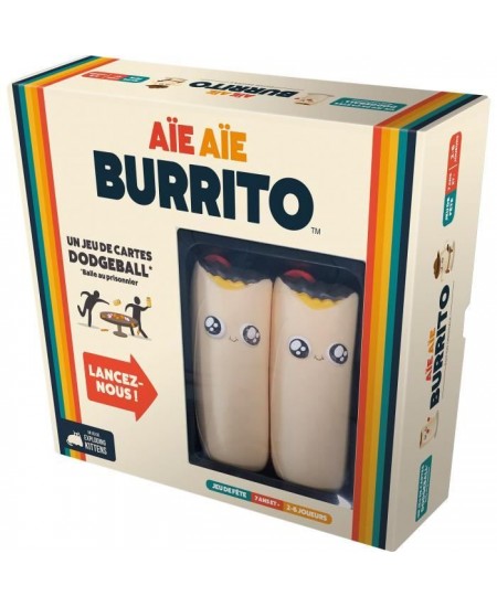 Jeu de société - ASMODEE - Aie Aie Burrito (Edition 2022) - Ambiance - 3 a 6 joueurs