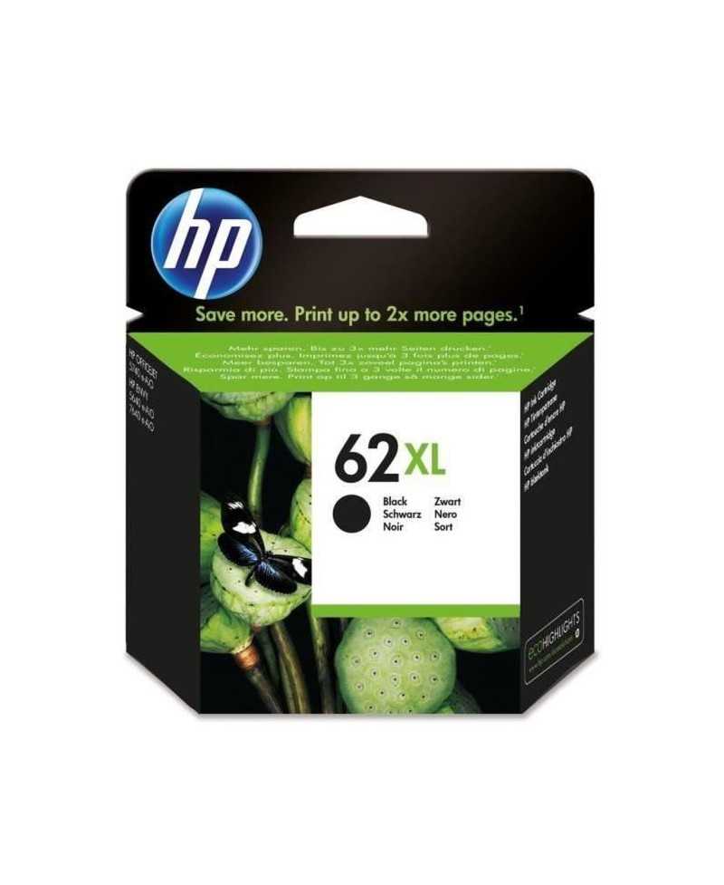 HP 62XL Cartouche d'encre noire grande capacité authentique (C2P05AE) pour Officejet Mobile 250, Envy 5540/5640/7640, Officejet