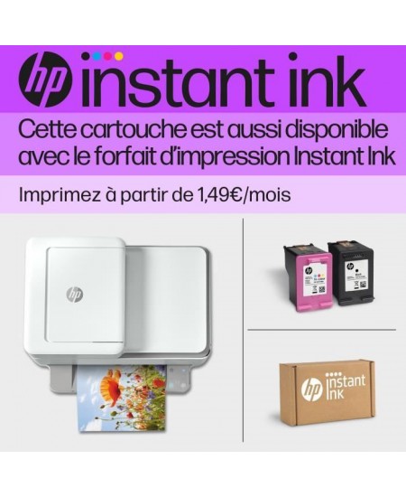 HP 62XL Cartouche d'encre noire grande capacité authentique (C2P05AE) pour Officejet Mobile 250, Envy 5540/5640/7640, Officejet