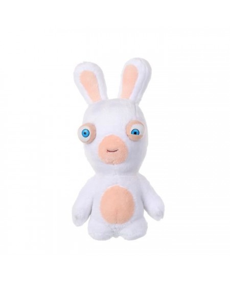 Peluche Lapins Crétins Bean - GIPSY TOYS - Bouche Fermée, 18 cm