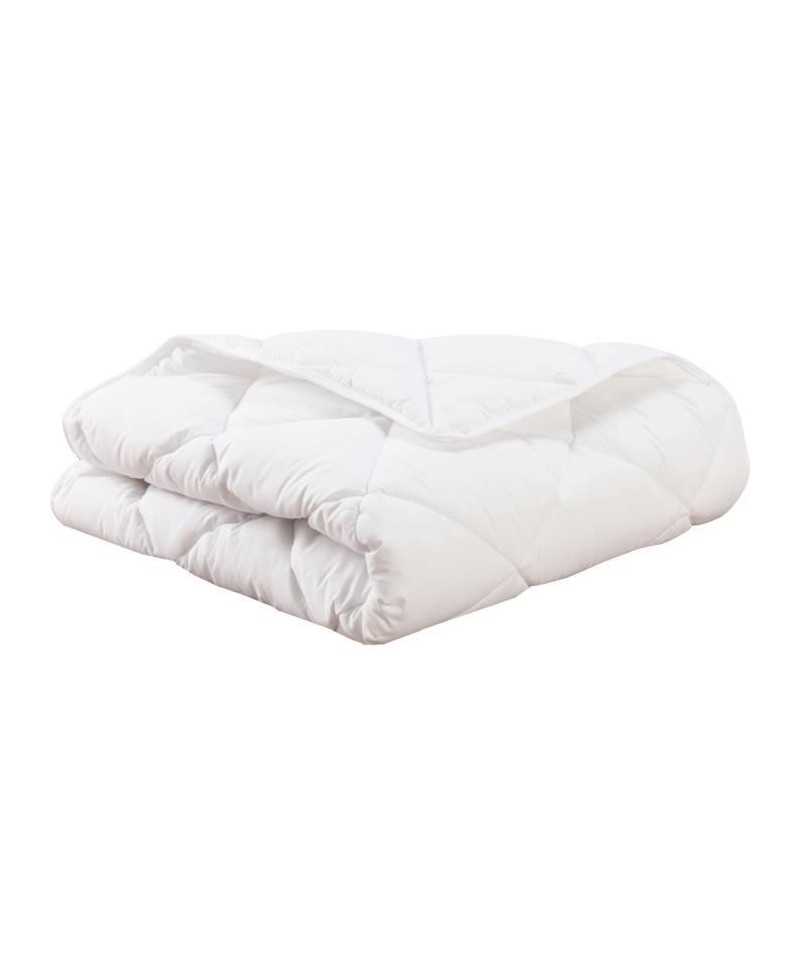 Couette - 75x120cm - MON P'TIT DODO - Chaude - 100% Polyester Fibre creuse siliconée - 1 personne - Blanc