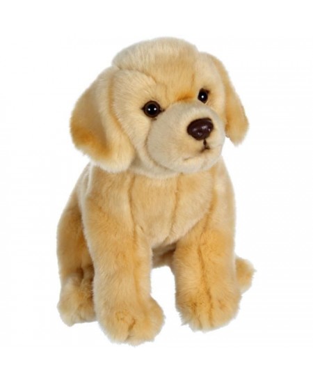 Peluche Chien Labrador Beige - GIPSY TOYS - Assis, 25 cm