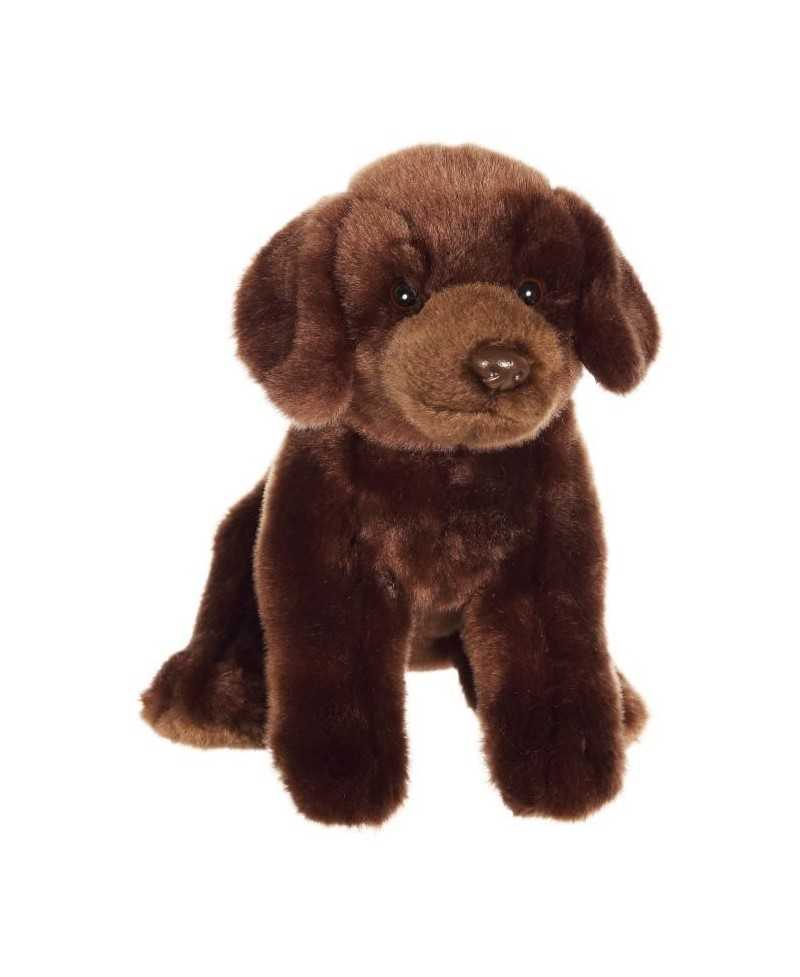 Peluche Chien Labrador Marron - GIPSY TOYS - Assis, 25 cm