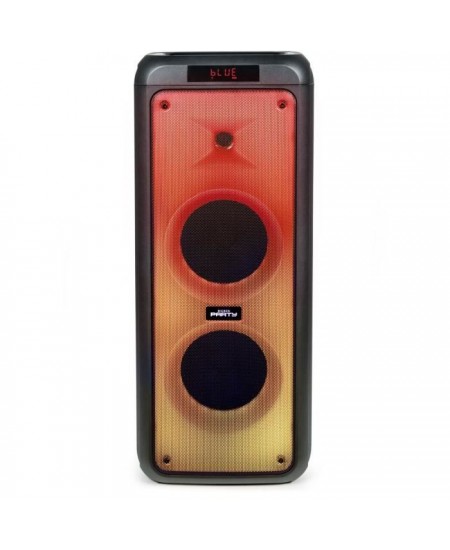 Enceinte Bluetooth Bigben Party - Taille XL - Aux-in - USB - 600 W - Noir