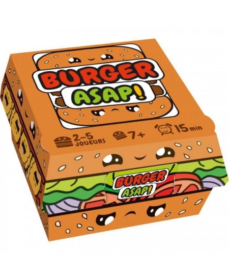 Burger ASAP - Asmodee - Jeu de rapidité - Des 7ans