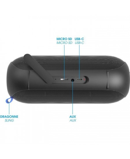 Enceinte portable bluetooth - RYGTH - Toogo-L Led