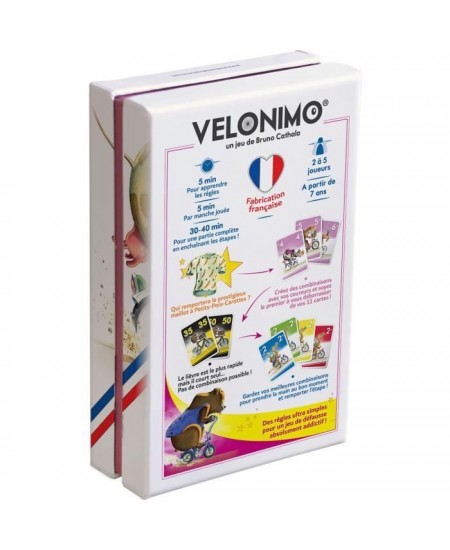 Jeu de société VELONIMO - Marque VELONIMO - Modele VELONIMO - Adulte - Blanc et multicolore - 30 min - Mixte